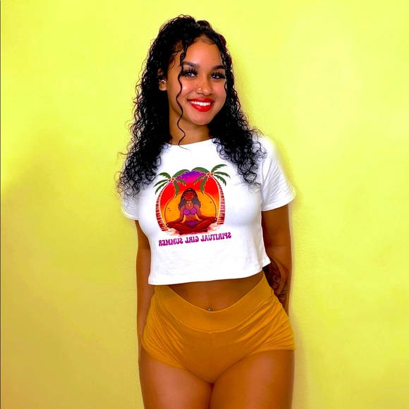 AlignedBaddie Tops - Spiritual Girl Summer Crop Tops